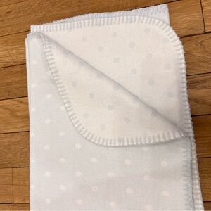 BABY BOY SFERRA POLKA DOT BLANKET